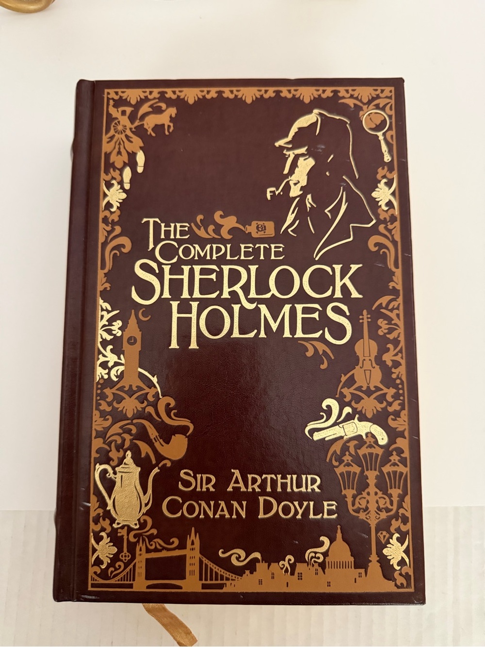 The Complete Sherlock Holmes Book by Arthur Conan Doyle Leather Fine Binding